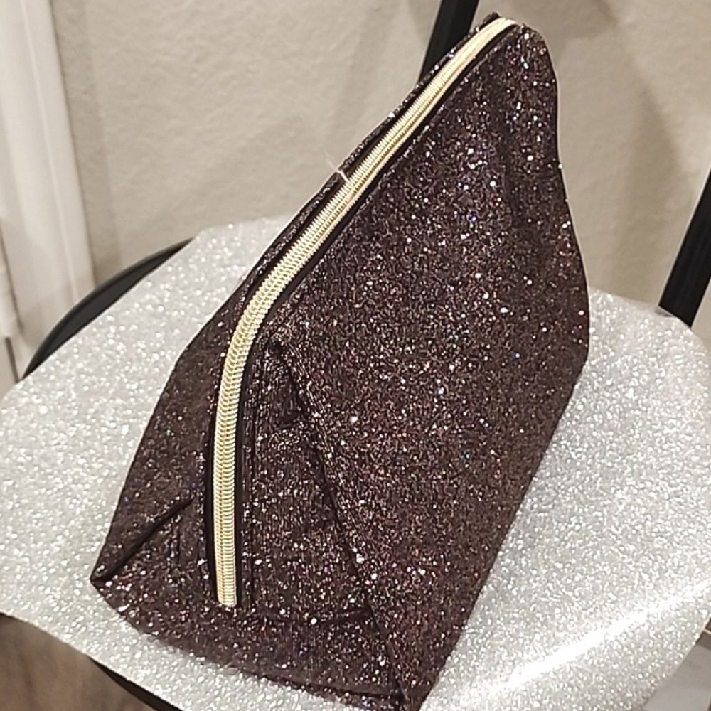 Juicy Couture Metallic Glitter Cosmetic Pouch — image 4 of 8